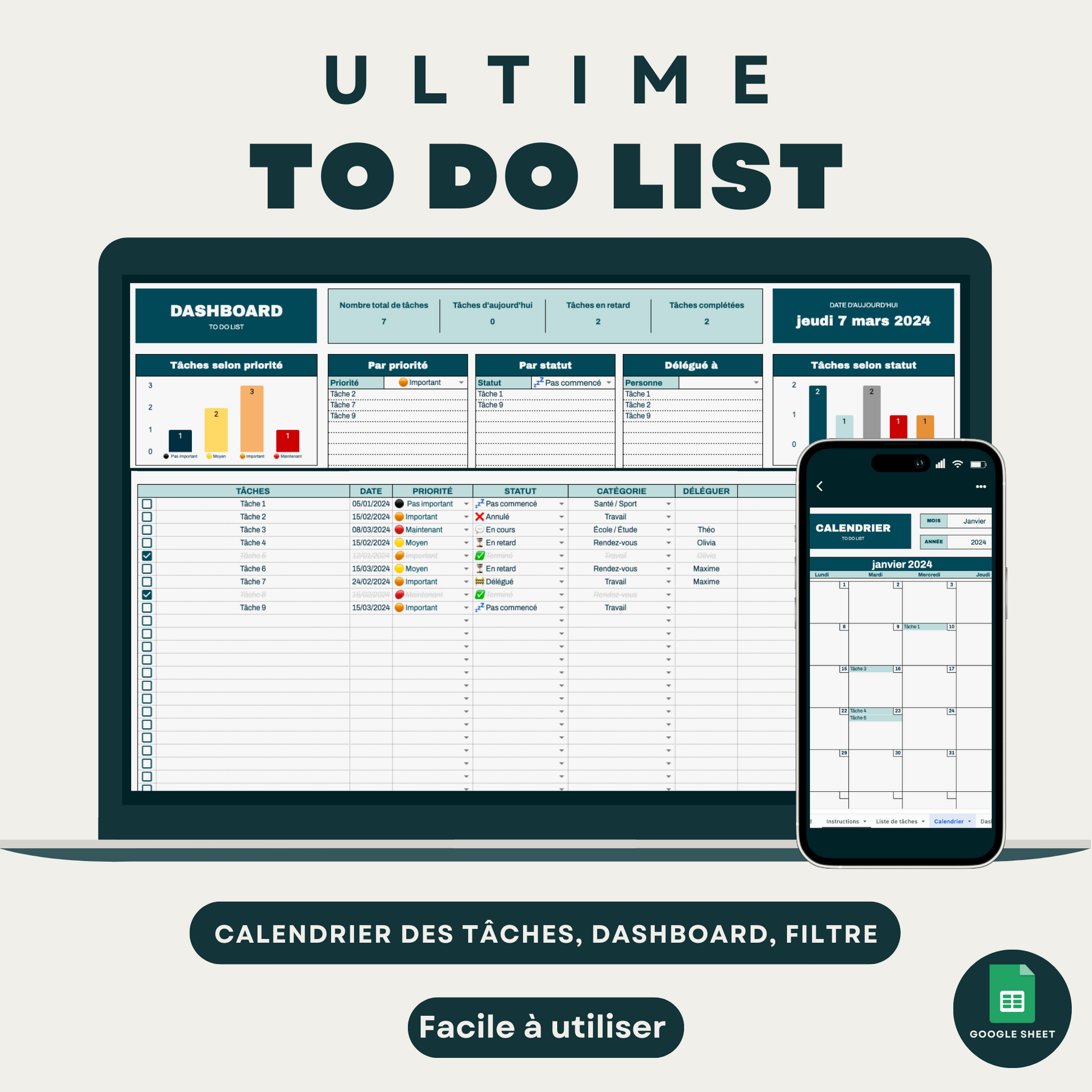 To Do List complète - OPG - OneProductiveGuy